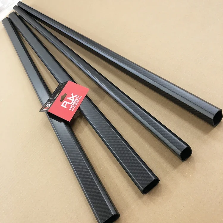 RJXHobby CFRP 25x38x1000mm 3k Glossy Matte Octagonal Carbon Hex Pipe Carbon Fiber Tube