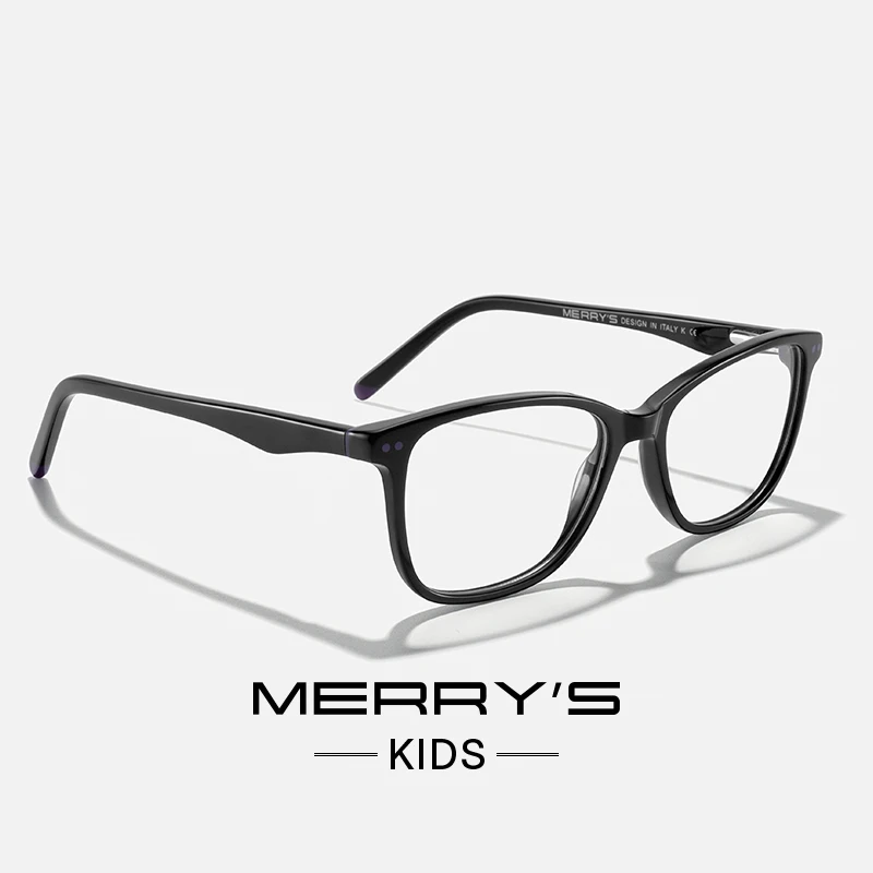 MERRYS DESIGN Anti Blue Ray Light Blocking Glasses For Girls Cat Eye Computer Glasses Acetate Glasses Frames S7544FLG