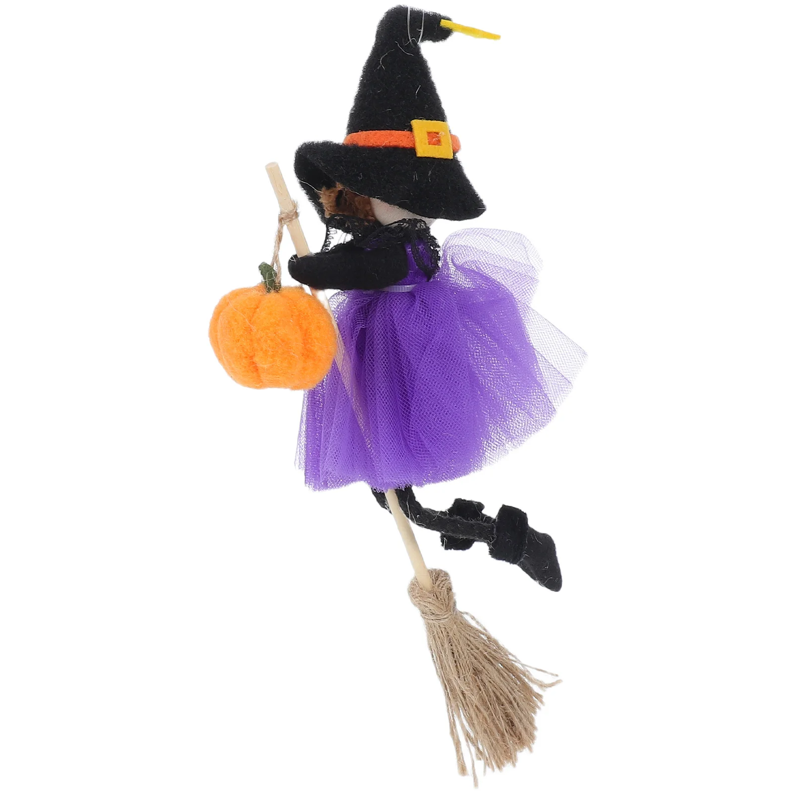 

Hanging Pumpkin Angel Witch Halloween Decoration Indoor Outdoor Haunted House Room Door Window Car Interior Pendant