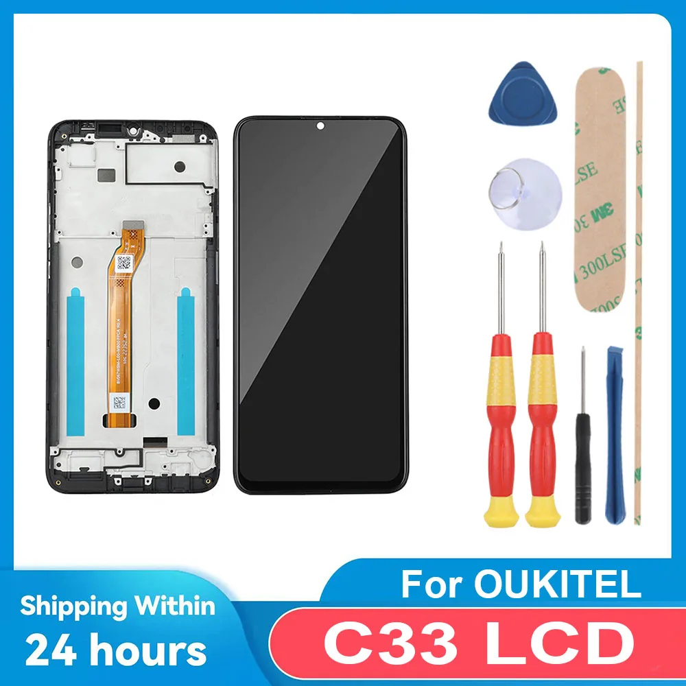 

Для OUKITEL C33/6,8-дюймовый ЖК-дисплей FHD + + сенсорный экран + с рамкой