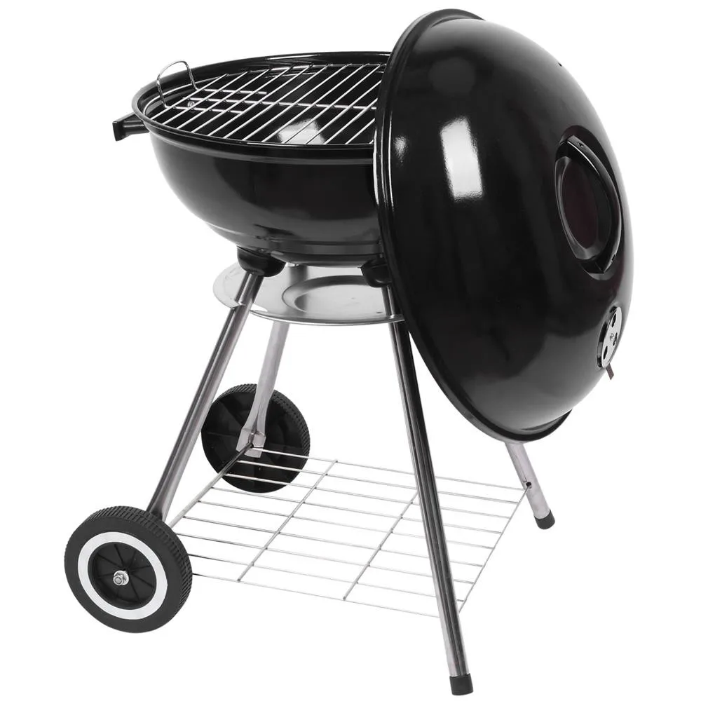 

Apple Shaped Premium Galvanized Steel Charcoal Grill 18-Inch High Quality Black