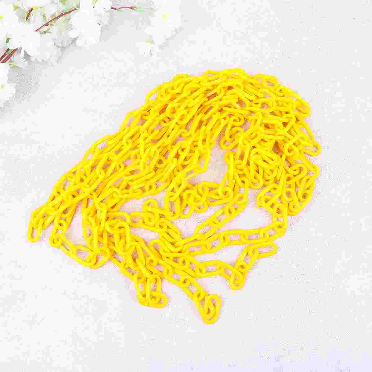 Protection Safety Chain Trailer Chains Yellow Belt Strap Accessories Site Barrier