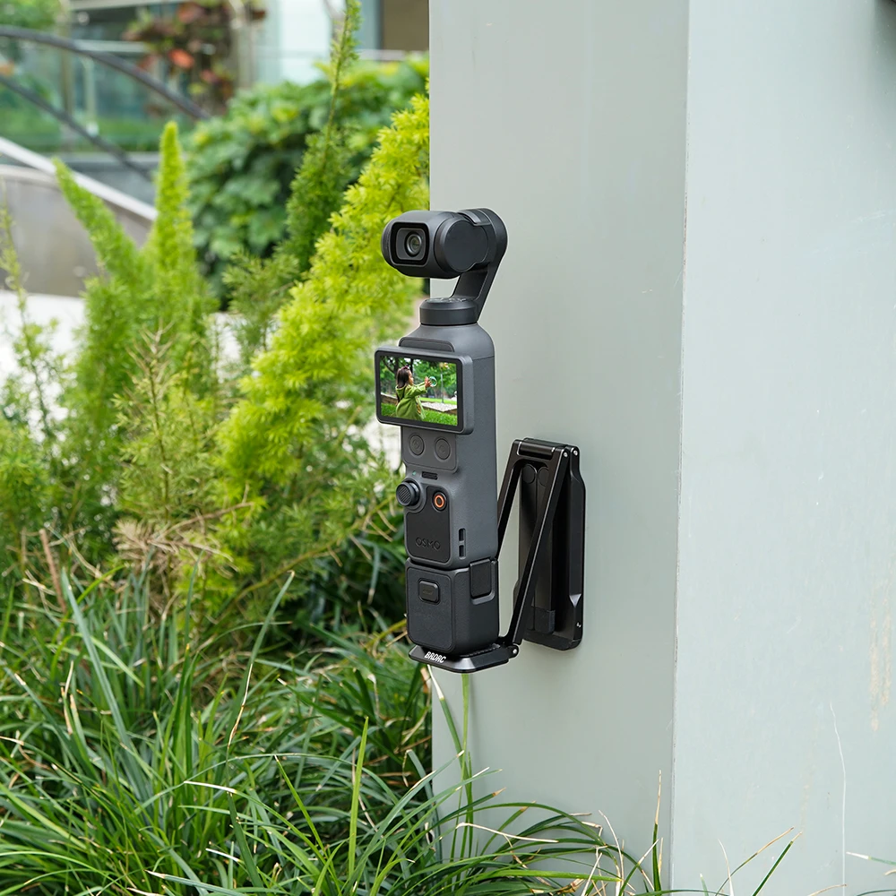 BRDRC Magnetisches Schnellwechsel-Stativ für DJI Pocket 4P/4/3/Insta360 Luna Ultra Faltbares Metall-Fotografie-Stativ mit Verstecktem Haken – Detail 14
