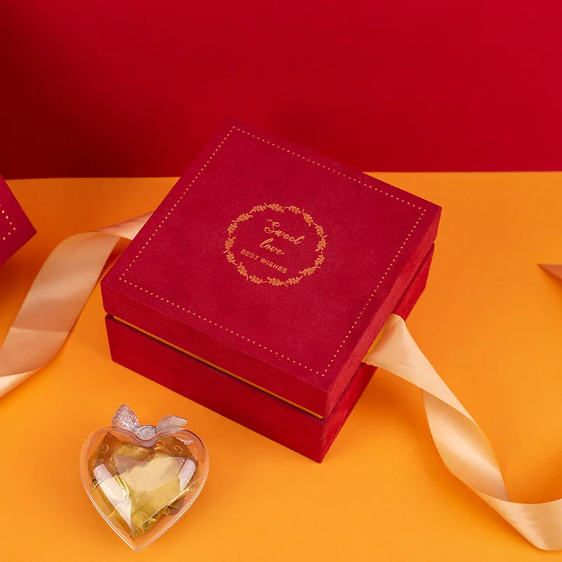 

Customized. High-End Hand Box Box European Style Douyin Online Influencer Wedding Bridesmaid Wedding Wedding Candies Box Ex