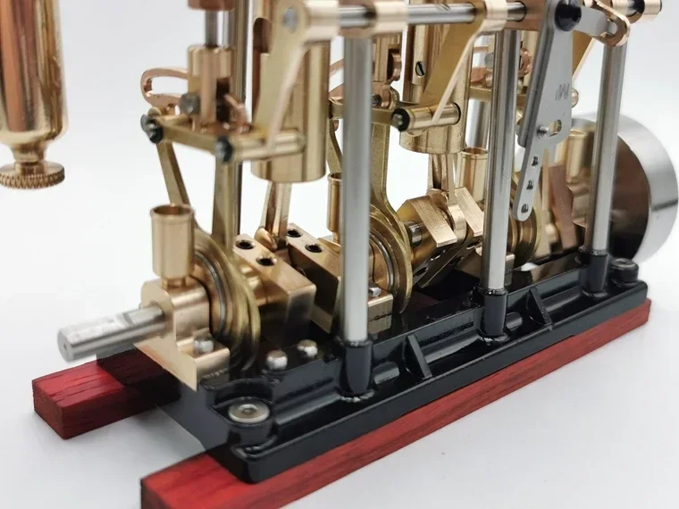 

For LS3-13s Twin Cylinder Three-cylinder Steam Engine High Torque Steam Boat Model