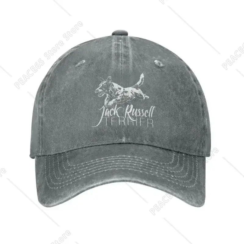 

Custom Cotton Funny Jack Russell Terrier Baseball Cap Sports Men Women's Adjustable Dog Dad Hat All Seasons