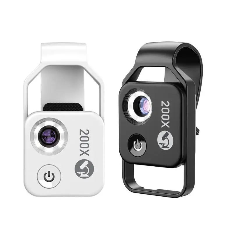 APEXEL MS002 200X Professional Phone Microscope Lens With Phone Clip For Plant Insect Hair Observation Jewelry Jade Appraisal