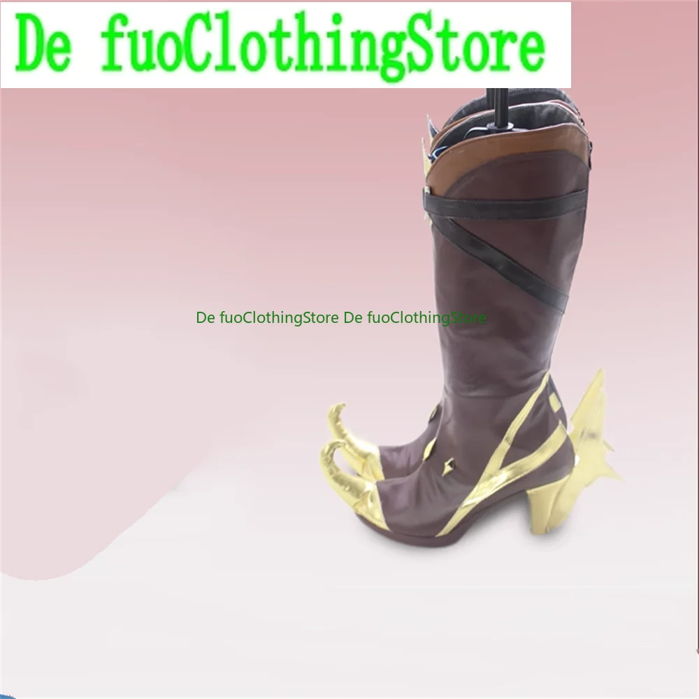 

DefuoGenshin Impact Eremite Sumeru Обувь для косплея Сапоги Игра Аниме Карнавал Вечеринка Хэллоуин Рождественская обувь Магазин