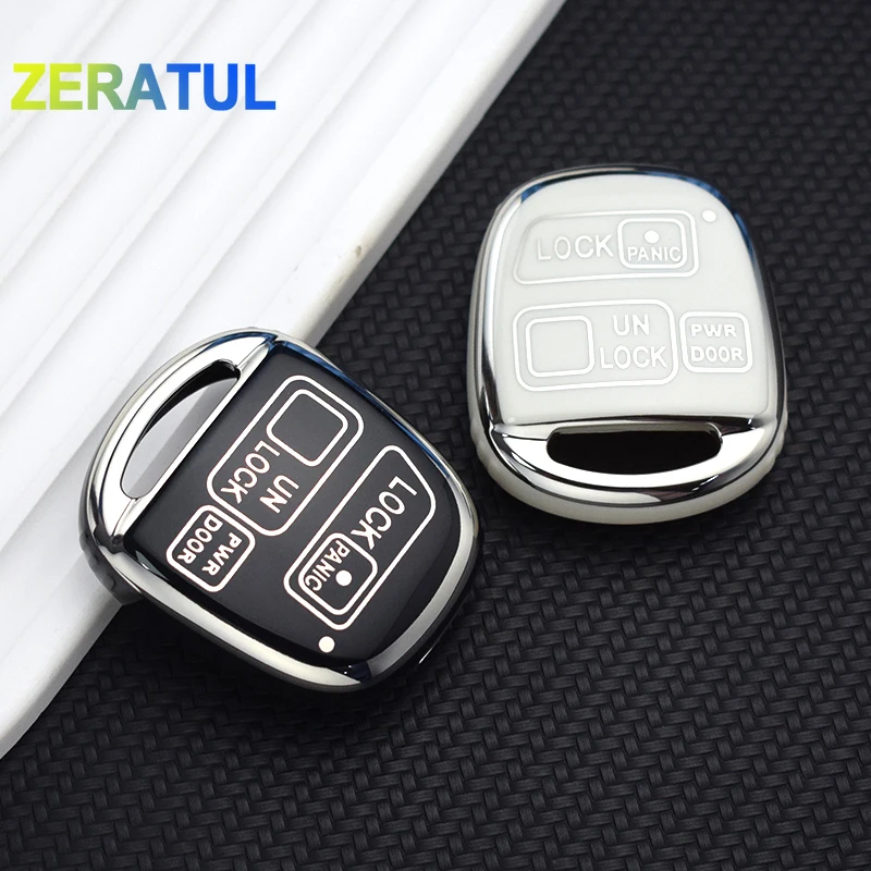 Car Key Fob Cover Case for Lexus RX 330 Is200 For Toyota RAV4 Land Cruiser 120 Prado Corolla Land Cruiser Avensis Yaris Camry