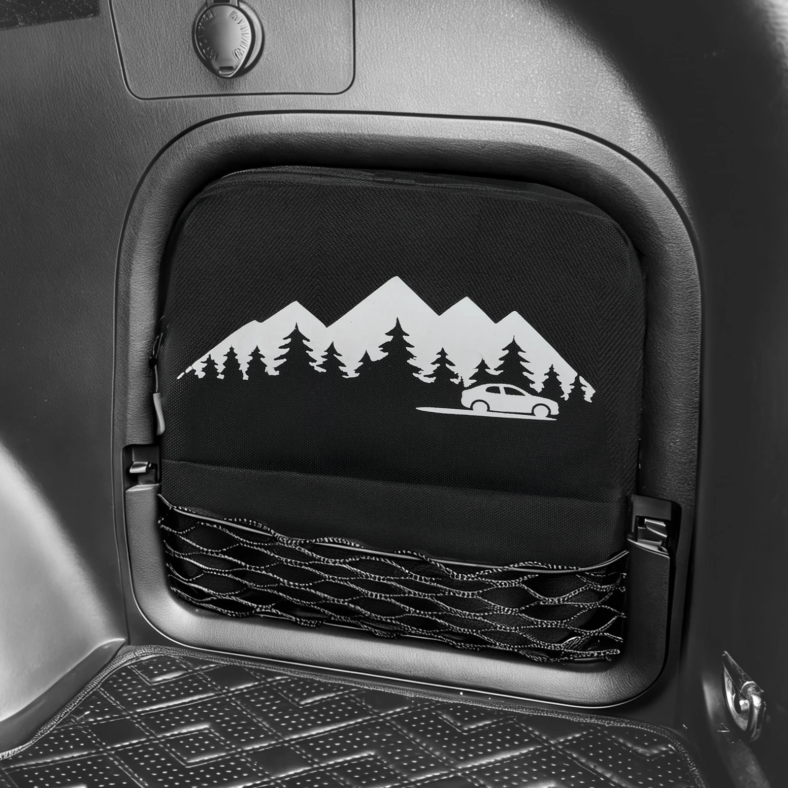 Trunk Cubby Storage Bag Multifunction Backpack Cargo Side Pocket Backseat Organizer For Toyota RAV4 2019-2025 Car accessories