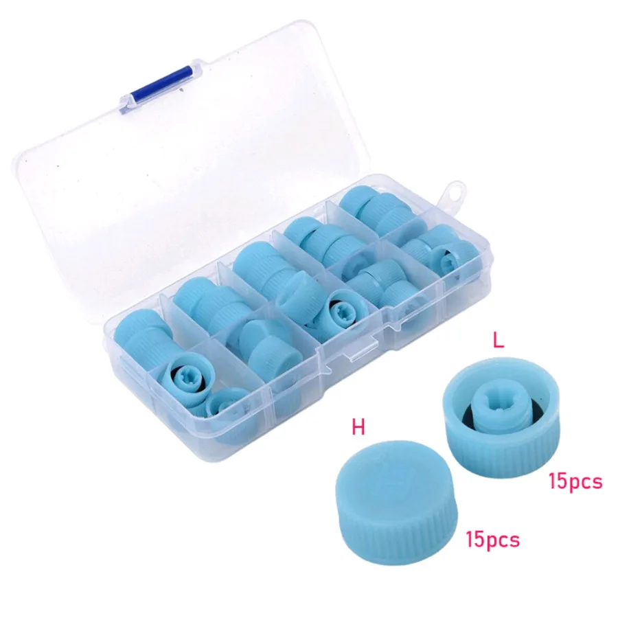 30Pcs Car A/C Refrigerant Port Caps Replacement Car Air Conditioning Charging Valve Dust Cover L/H Auto Air Conditioner Part