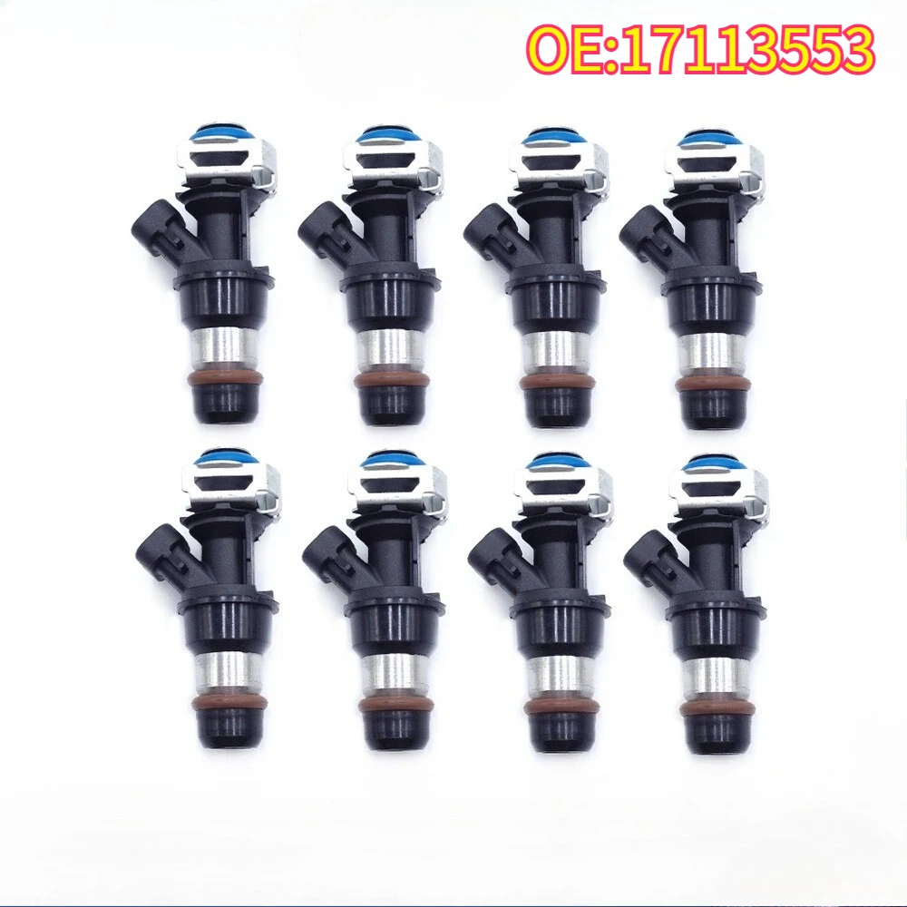 

High quality New For 4/8Pcs 17113553 Fuel Injector Nozzle CHEVROLET AVALANCHE EXPRESS SILVERADO SSR SUBURBAN TAHOE TRAILBLAZER