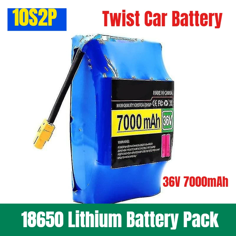 

Twist Car Battery 36V 7AH 10S2P Lithium Battery Pack 18650 Power Battery
