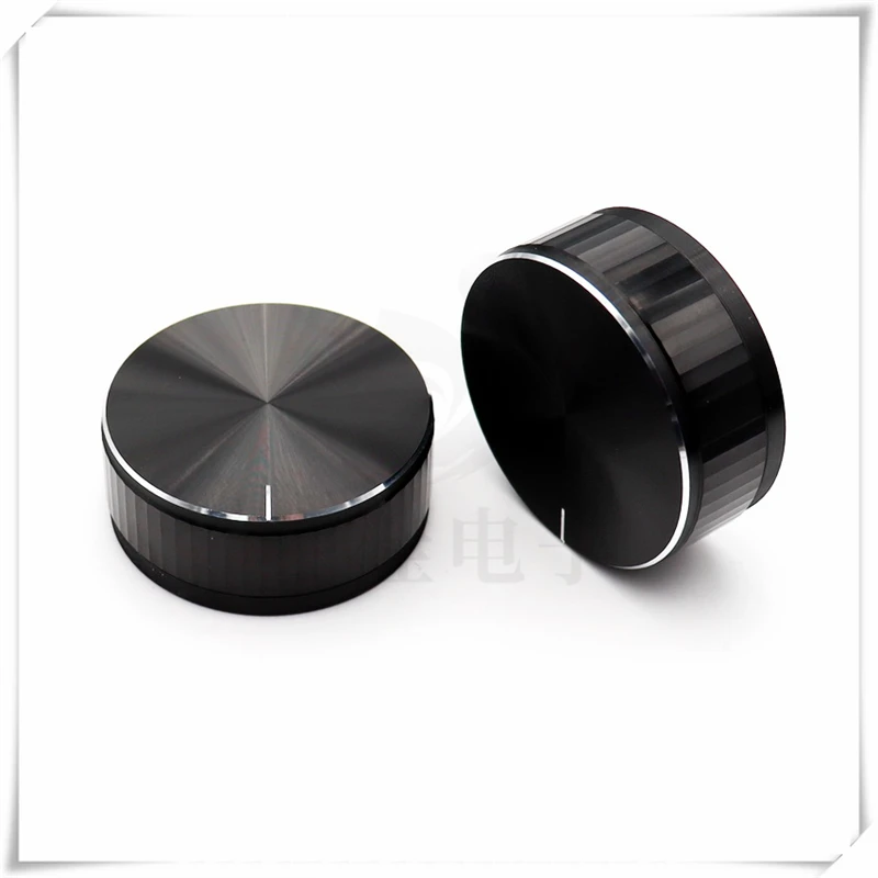 1PCS 48×19 Electrical Metal Knob Cap Potentiometer Knob Cap Chassis Power Amplifier Audio Volume Adjustment Knob Cap