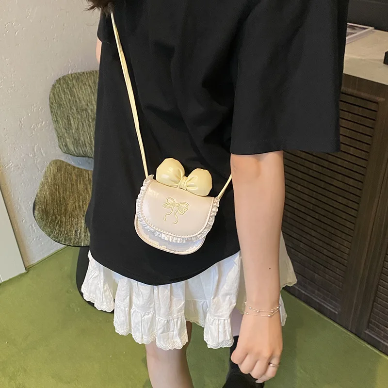 

Детская сумка через плечо Модная женская сумка через плечо с бантом в стиле ретро Повседневная легкая сумочка и сумки Дизайнерская сумка Сумка Женская