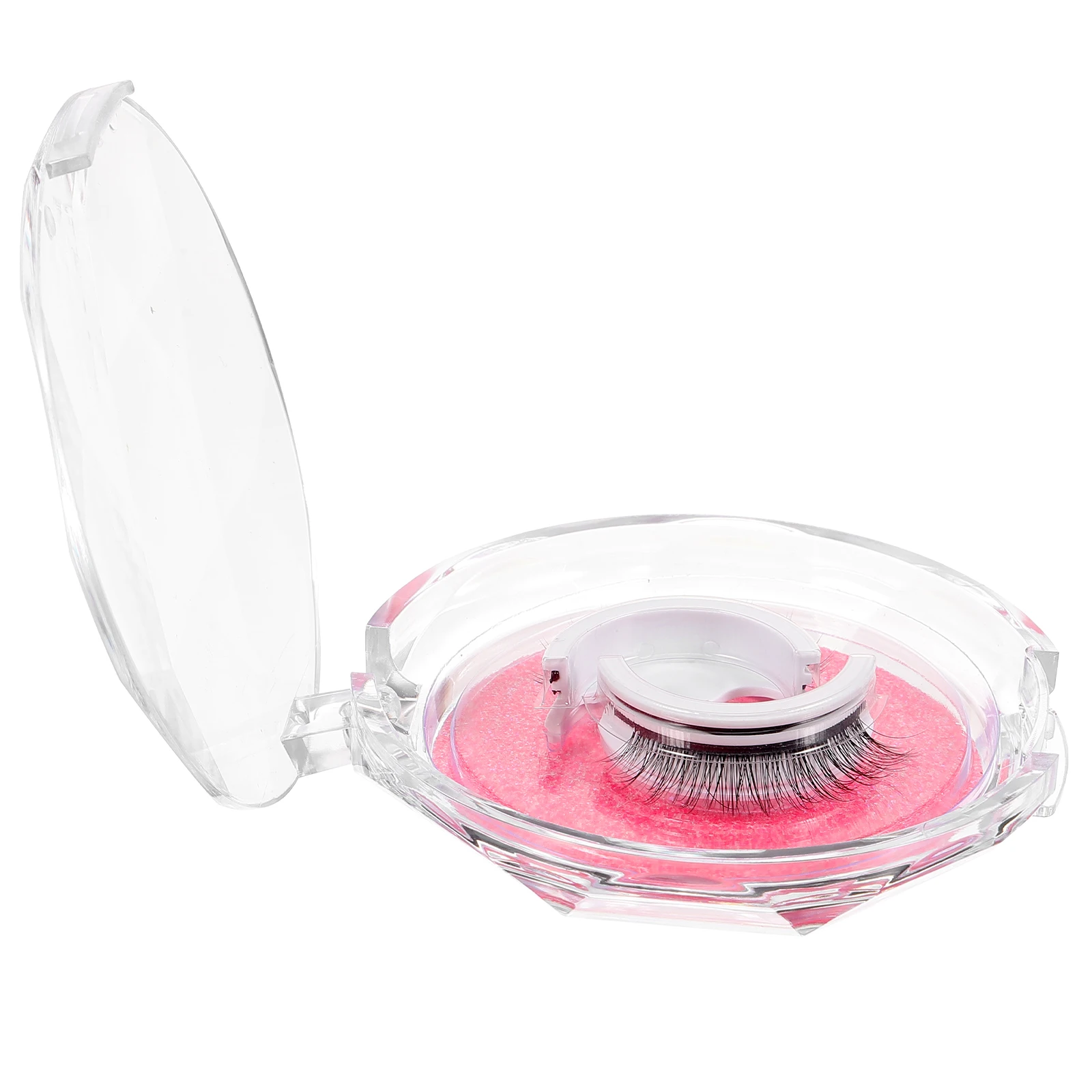 

Glue Free Self Adhesive False Eyelashes W03 Natural Curled H made Comfortable Fashion Party Makeup Women Short