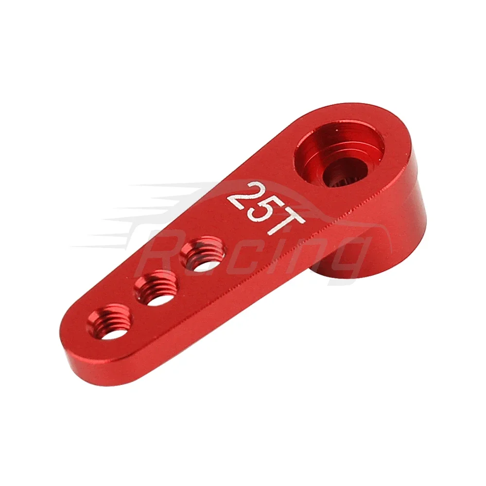 1pc  Adjustable 3-Hole 25T Aluminum Alloy Steering Servo Horn Arm Replacement for RC 1:8 1:10 Car / Boat Accessories