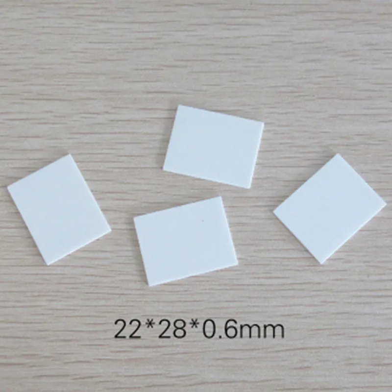 

50pcs TO-264 Alumina Ceramic Sheet 22x28mm Thermal Conductive Wear-resistant Al2o3 Plate Chip For Electric Welding Machine