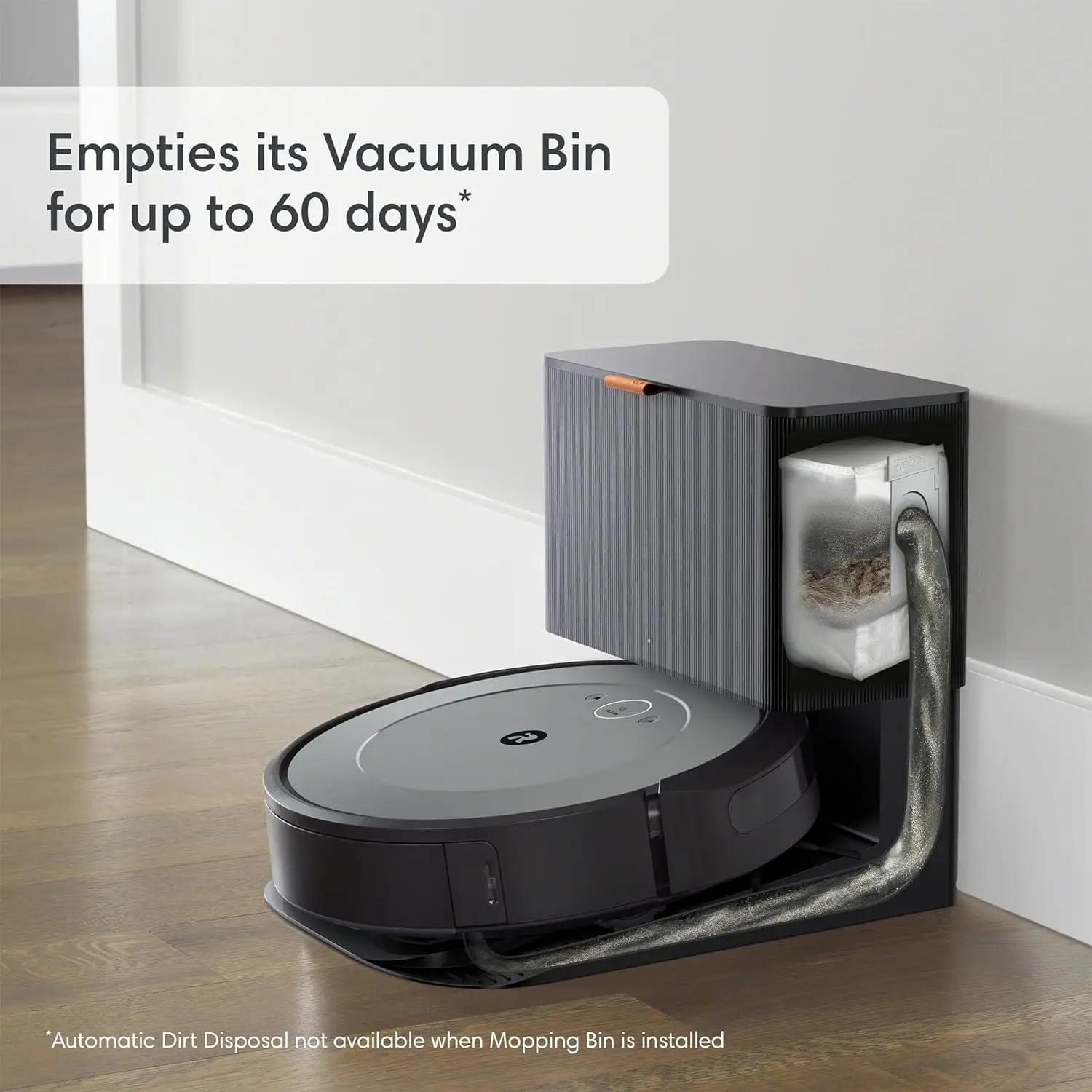 Robot Vacuum Self-Empty for Up to 60 Days Clean by Room with Smart Mapping Compatible with Alexa Personalized Cleaning