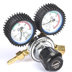 CO2 Pressure Reducer CO2 Gauge Pressure Reducing Valves Regulator Clear Dual Pressure Gauge Regulator Safety Pressure ReliefValv
