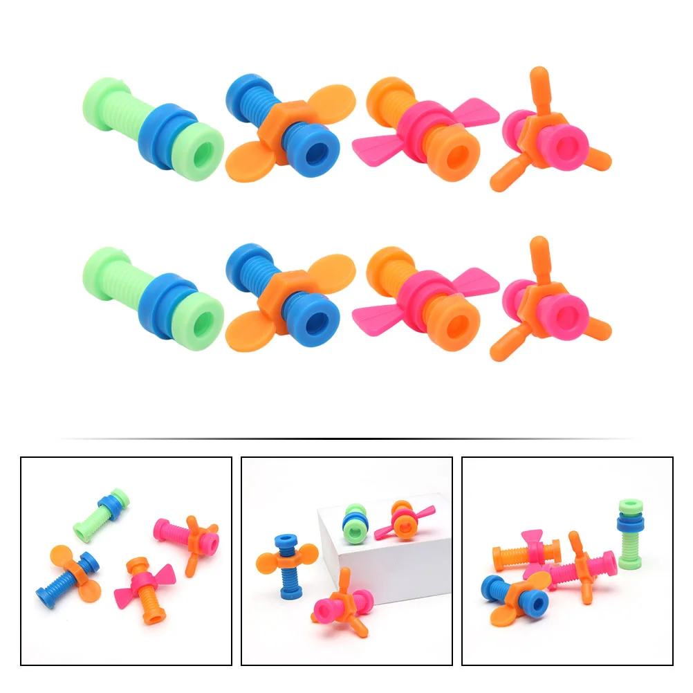 8 Pcs Toys Pressure Relief Rotary Screw Hand Little Gift Educational Props Child