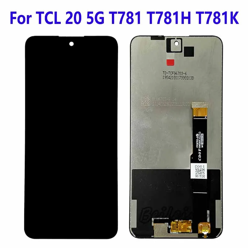 For TCL 20 5G T781 T781K T781H LCD Display Touch Screen Digitizer Assembly Replacement Accessory