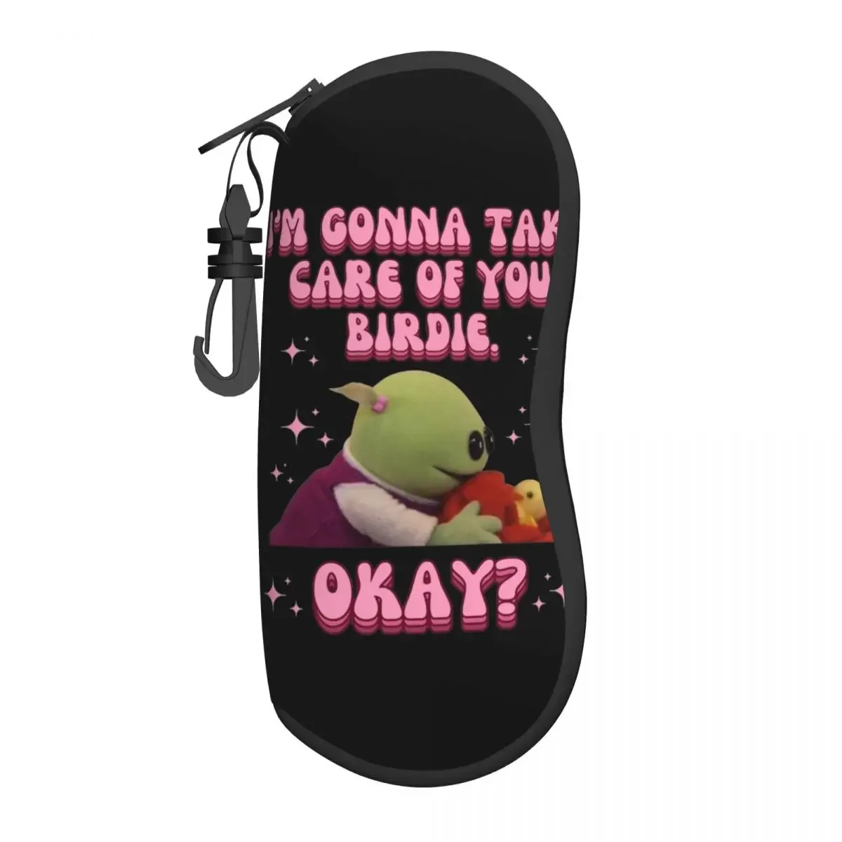 

Nanalan I'm Gonna Take Care Of You Футляр для очков с птицей для мужчин и женщин Студенческая коробка Коробка для очков Маленькая коробка для очков