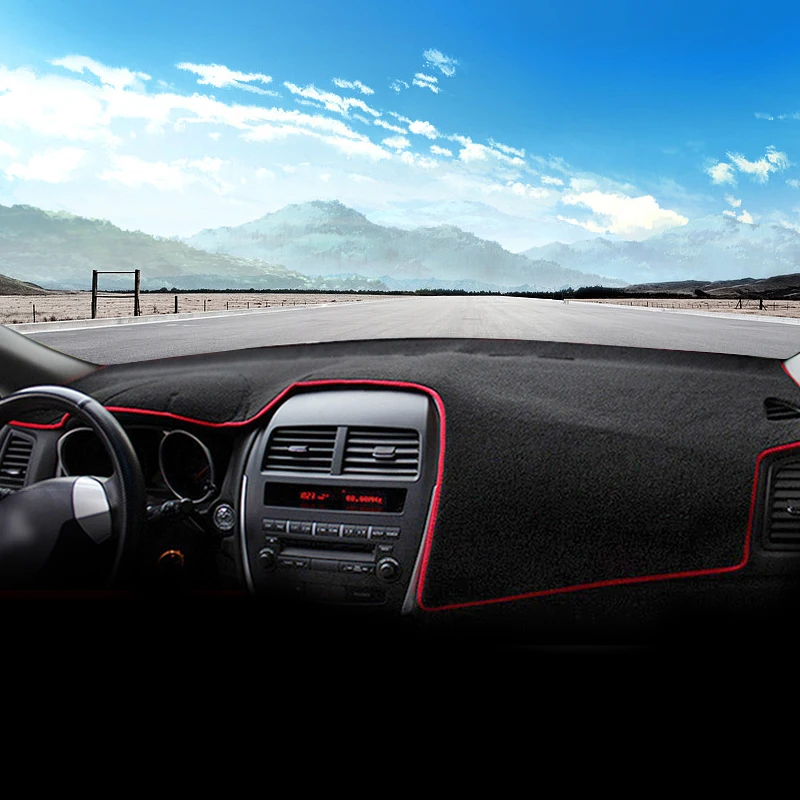 Accessories For Mitsubishi ASX RVR 2010-2013 2014 2015 2016 2017 2018 2019 2020 2021 2022 Car Dashboard Cover Avoid Light Carpet view 2