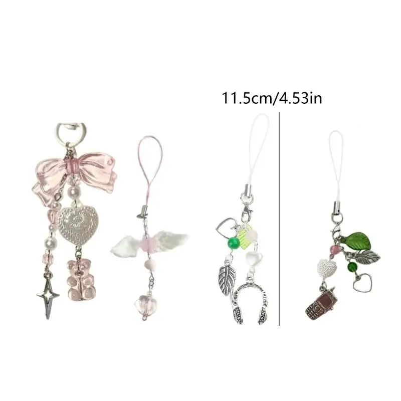 J78f Bear Wing سماعة سماعة قلادة معلقة