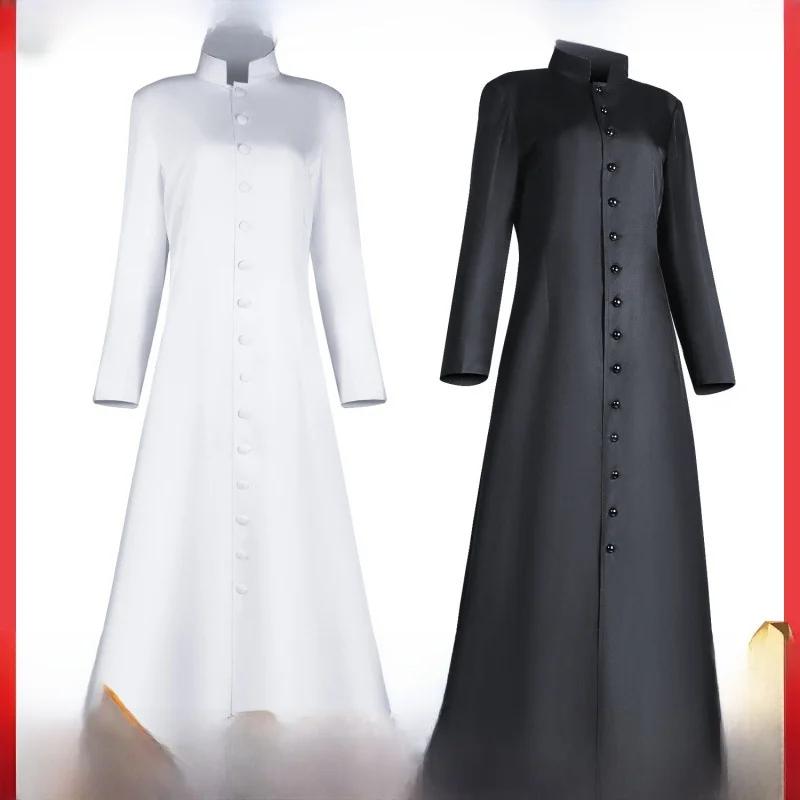 

loween Performance Costume Multiple Colors Available Priest Play Dr C290 Stage Performance Women's Traditional Wear