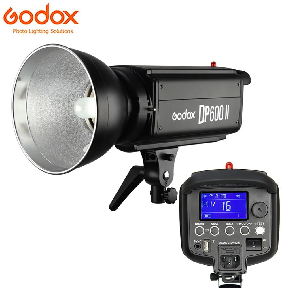 

Godox DP600II 600Ws 2.4G Wireless X System Studio Strobe Flash Light 600W GN80 Pro Photography Lighting Flashlight