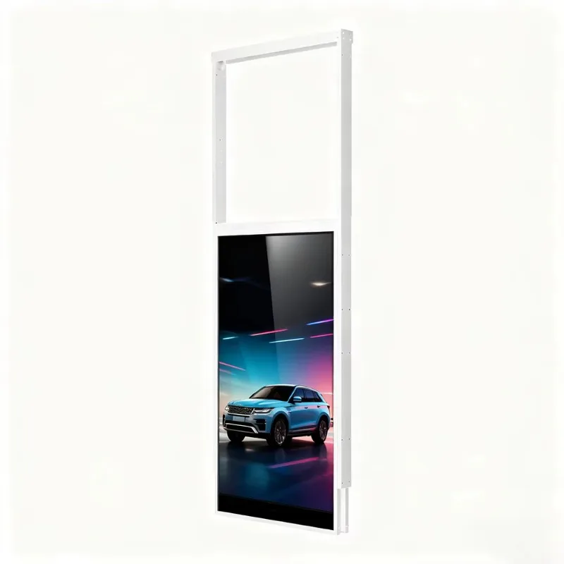 Hanging indoor digital signage, windows, ceilings, advertising display walls, LCD menu panels