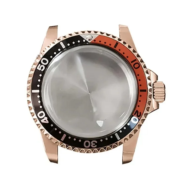 39.5 มม.สแตนเลส PVD ชุบกรณีนาฬิกา Vintage แบบสองทิศทางการหมุนสําหรับ SUB GMT NH35/36 การเคลื่อนไหวอุปกรณ์เสริมอะไหล่