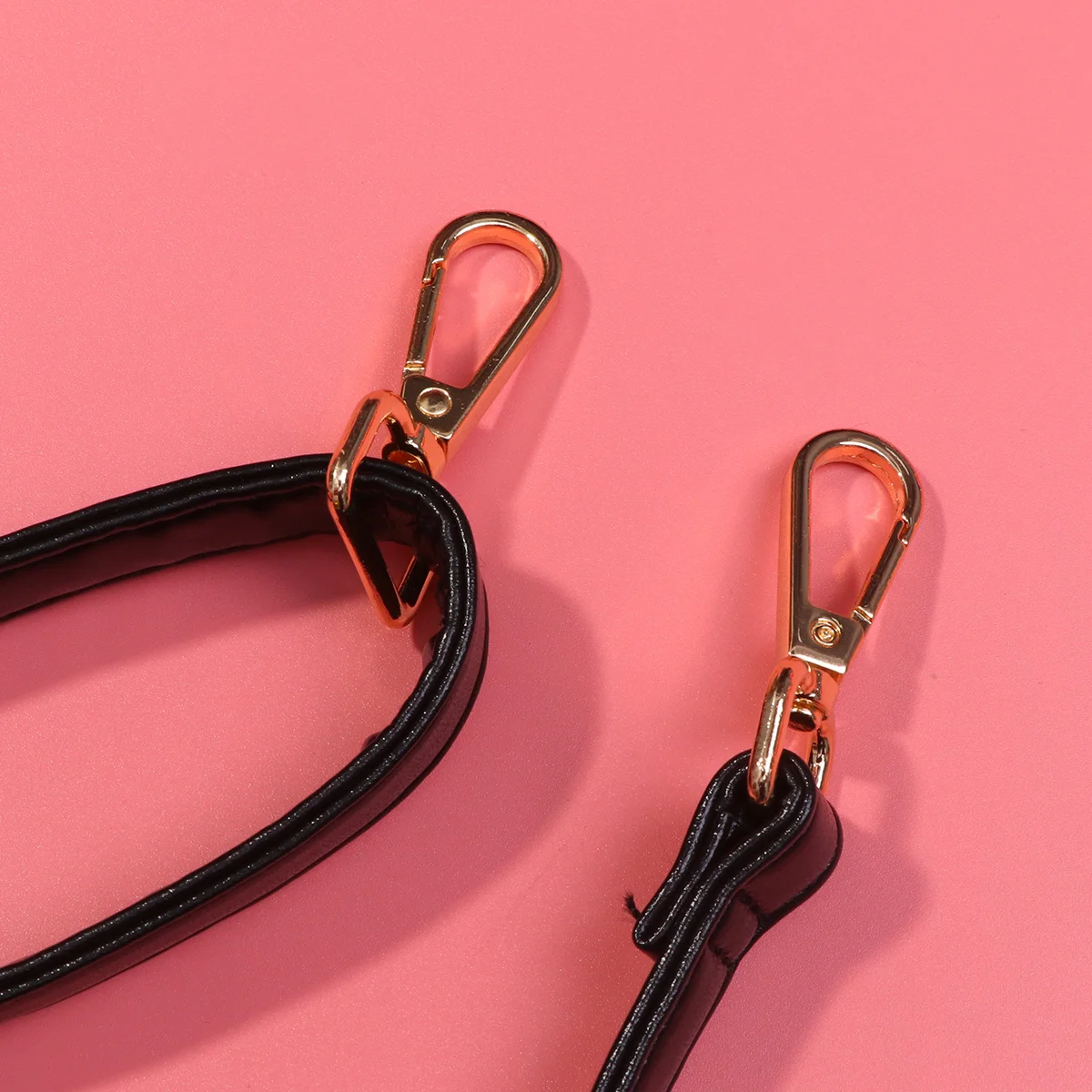 

Replacement Black PU Shoulder Bag Strap Creative Adjustable Women Bag Accessory for Messenger Travel Gym Briefcase