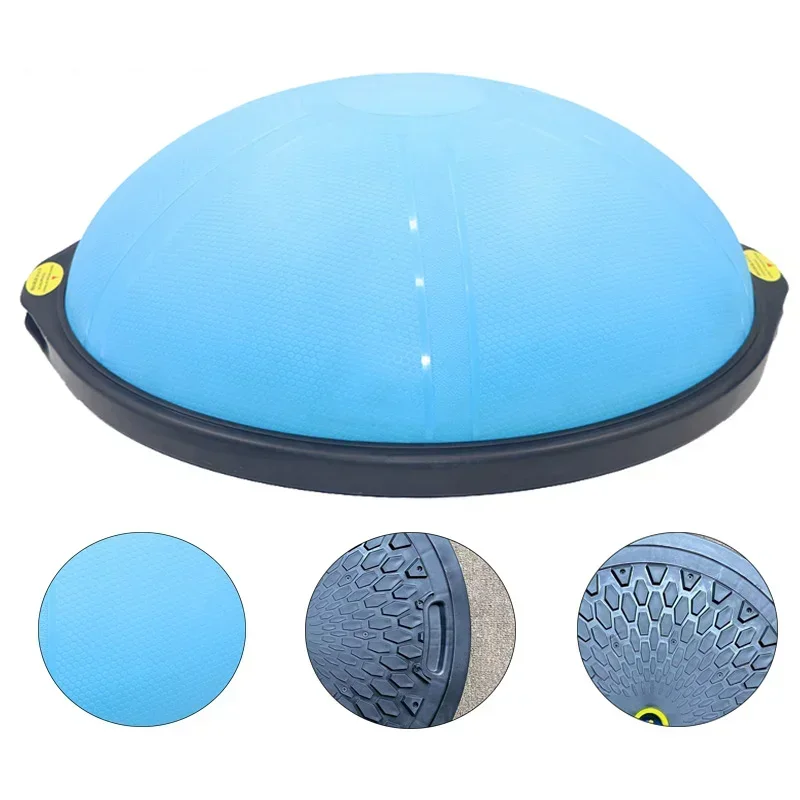 

2026 64cm Professional Pilates Ball PVC Yoga Balance Ball Fitball Yoga Halfsphere Semisphere Fitness Balance Training Half Ball
