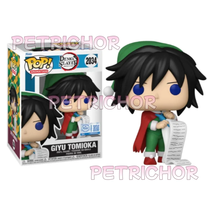 

In Stock Funk Pop Original Demon Slayer Anime Figure Giyu Tomioka Tanjiro Kamado Xmas Action Figure Toys