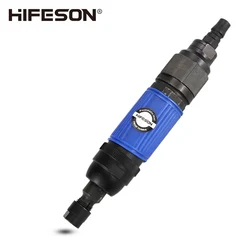 HIFESON Pneumatic Die Grinder Professional Grinding Kit Engraving Polishing Mini Straight Air Tool 3mm/6mm 90PSI