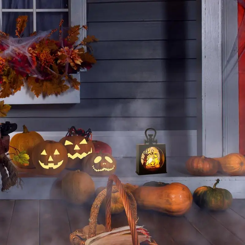 Halloween Hand Lamp Creative Decorative LED Candles Indoor Halloween Lights Multipurpose Halloween Lanterns Halloween