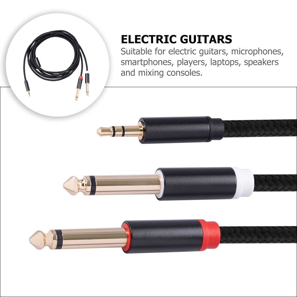 

Audio Line Amp Cord for Electric Guitar Cable Number Shielded Instrument Aluminum Alloy