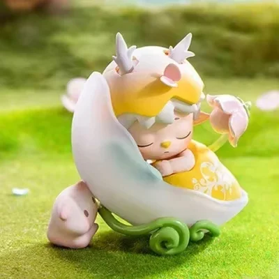 

MIMI Peach Blossoms Series Blind Box Toys Doll Cute Anime Action Figure Ornaments Figurines Dolls Desktop Home Decor Collectible