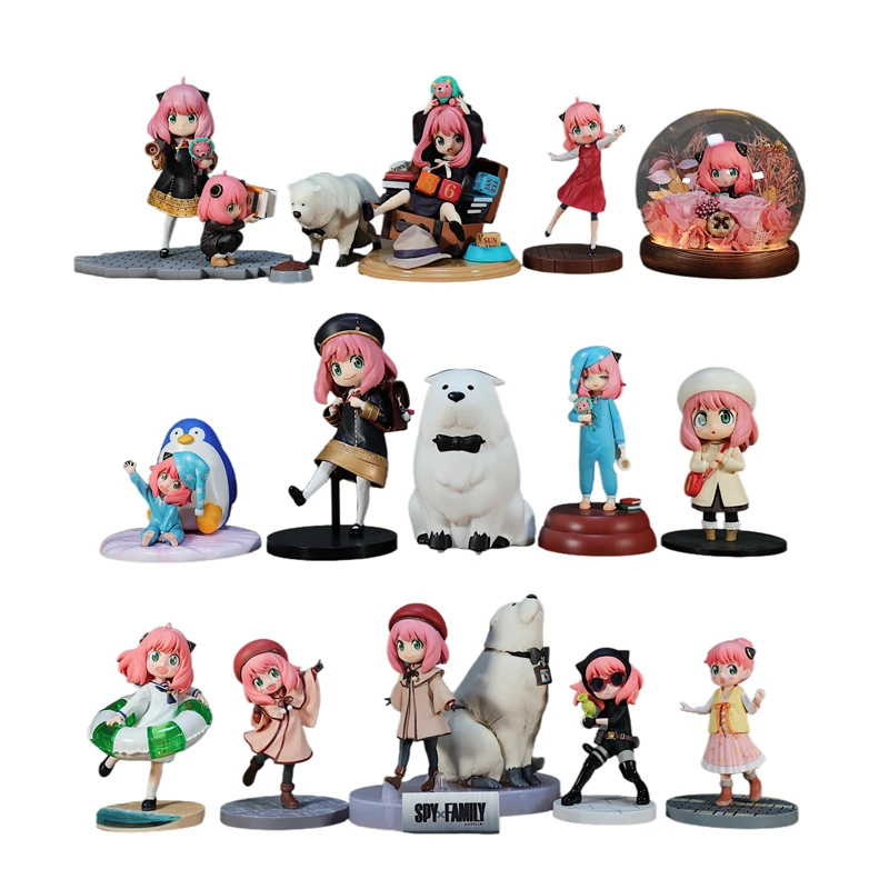 متوفر في المخزون بانداي سيجا فوريو F:NEX Spy x Family Anya Forger الشكل - تمثال الرسوم المتحركة الرسمي القابل للجمع هدية نموذجية عالية الجودة #5