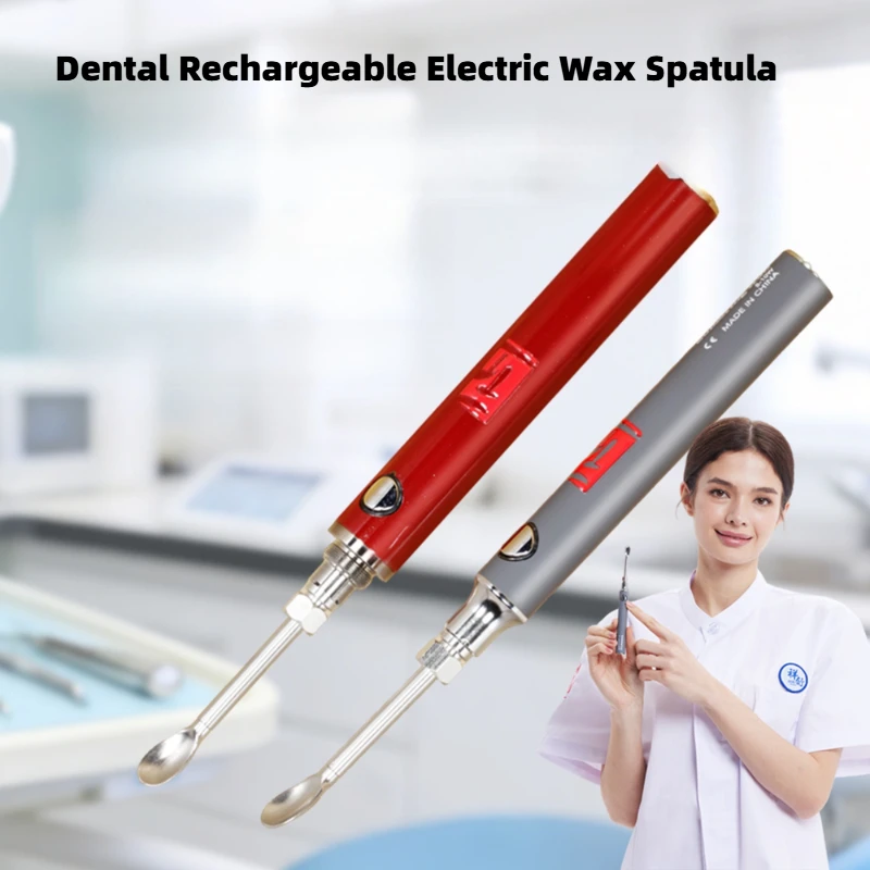

1Pc Dental Lab Rechargeable Electric Heater Wax Spoon Material Dentistry Technicians Doctors Use Special Products Tools