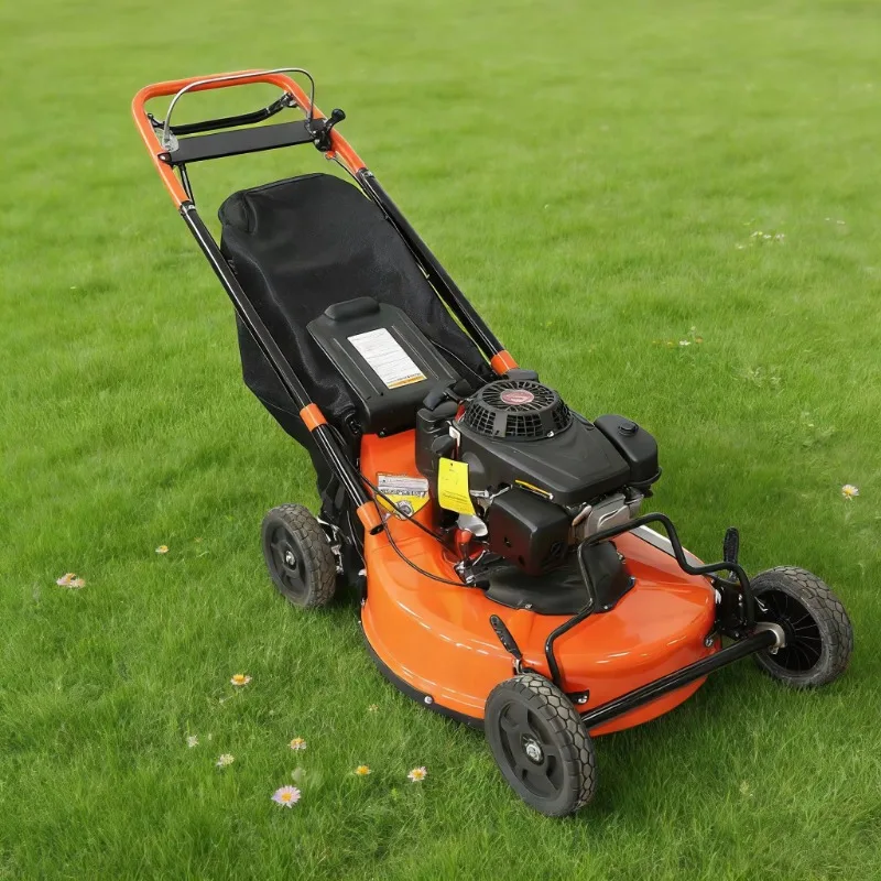 

Push Lawn Mower 21 Inch Steel Cutter Disk Wireless Lawn Mower 224cc Petrol Self-propelled Lawn Mower