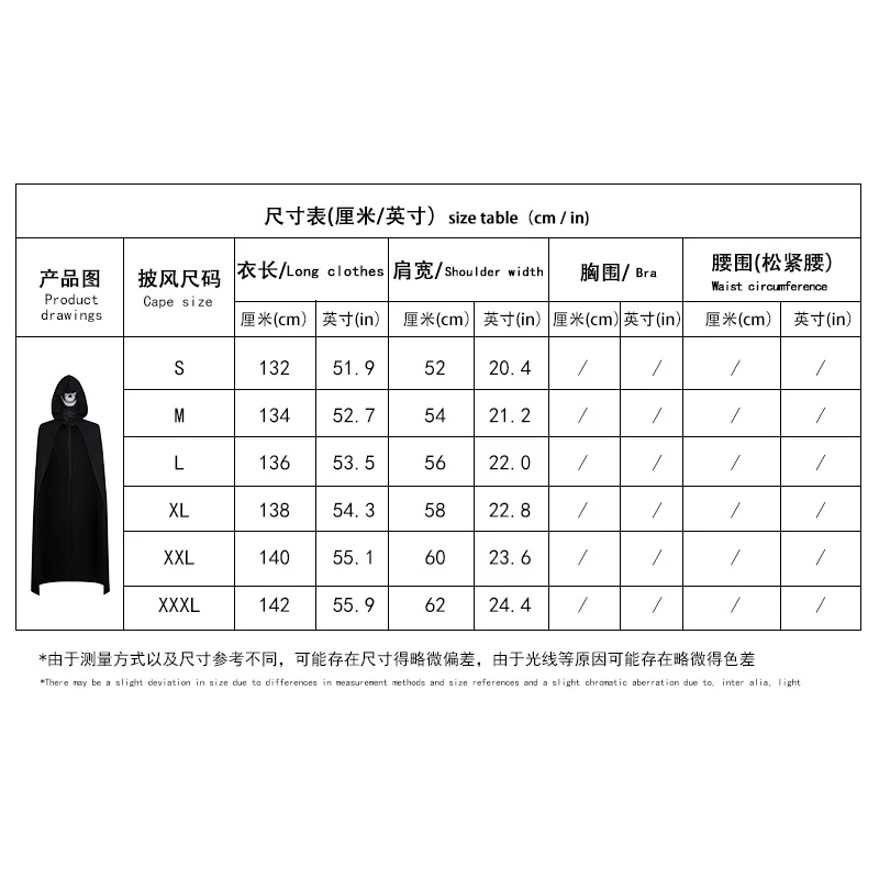 Grim Reaper Cloak Costume with Scythe for Kids Adult  Scary Halloween Horror Outfit Set Wizard Hooded Cape Robe Cosplay Prop