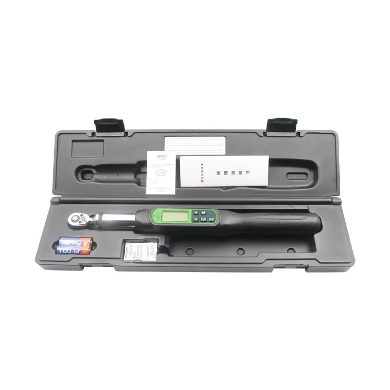 Digitales Drehmomentschlüssel-Set aus Kohlenstoffstahl, verstellbarer großer Bildschirmknopf für Industriemotorräder