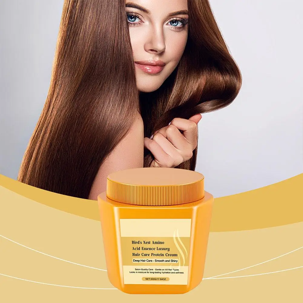 Balsamo per la cura dei capelli 500ml Levigante Cura dei capelli Crema per capelli nutriente profondo Essenza per capelli Crema per la correzione dei capelli per capelli secchi K6L7