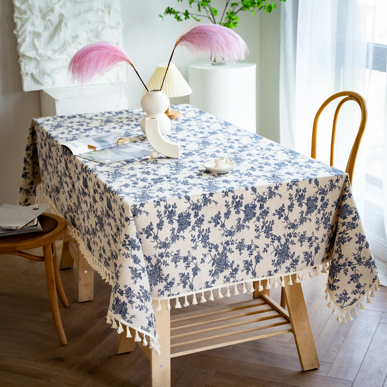 Elegant Table Clothes for Birthday Party Print Color Wedding Party Table Cover Rectangle Circular Desk Cloth Covers Table Cloth