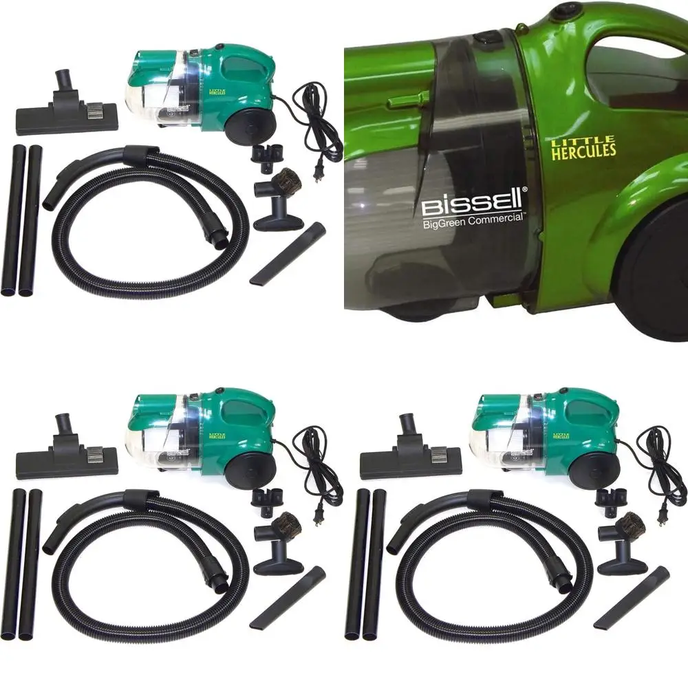 

Corded Little Hercules BGC2000 Canister Vacuum Cleaner, Green