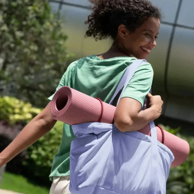 

Fit 15.6in Laptop Bag Women Tote Bag Diaper Gym Tote Large Bag For Sports Work Travel Yoga Bag With Yoga Mat Buckle Tote Bag