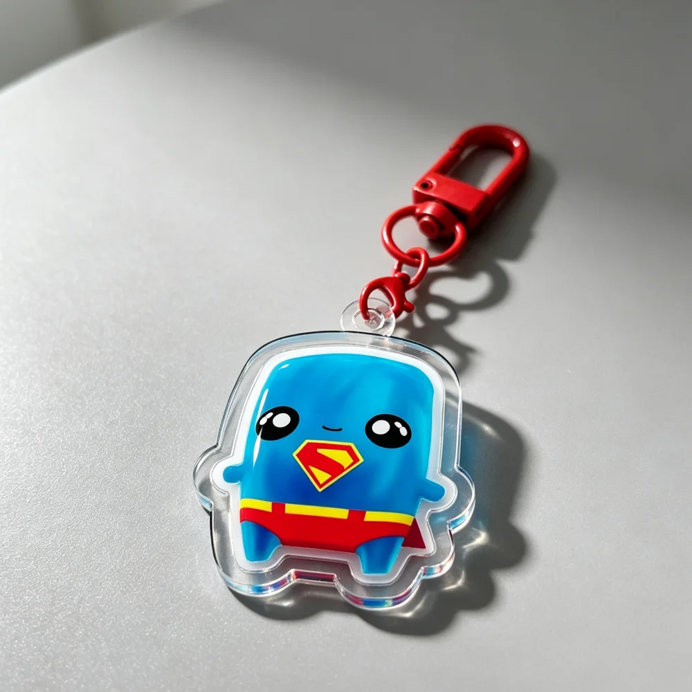 for Fort Sprite Game Peripheral Duck Demon Peely Aura Earth Acrylic Keychain Decoration Pendant Exquisite Festival Gift Ornament view 4
